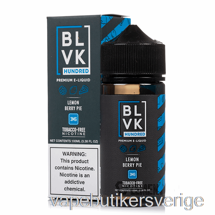 Vape Sverige Citronbärspaj - Blvk - 100ml 3mg